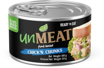 unMEAT Plant-Based Chik’n Chunks 180g (Pack of 6)