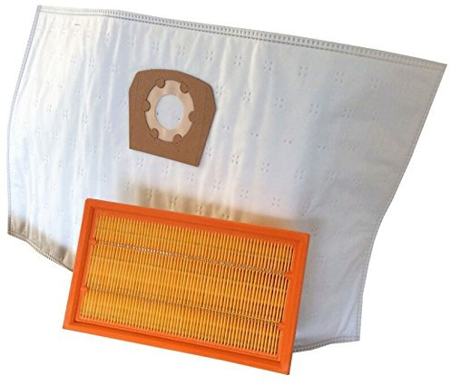 Daniplus Lot de 10 sacs d'aspirateur + filtre pour aspirateurs Würth/Würthmaster ISS 35 / ISS 45 M/ISS 55 S