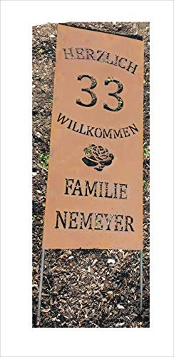 Rost Gartenschild GA06