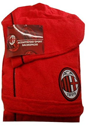 Bademantel Mikrofrottee für Erwachsene, AC Milan