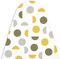 Encasa XO Housse Table À Repasser avec Rembourrage en Feutre De 3 mm, Serrage par Cordon (Convient Aux Planches Standard De Large De 125x39 cm), Imprimé - Lune Jaune