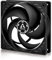 ARCTIC P12 TC - 120 mm Case Fan with Temperature Control, Pressure-optimised, Very quiet motor, Computer, Fan speed: 350-1800 RPM - Black/Black