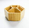 Organiseur de bureau en bambou – Organiseur rotatif en bambou – Organiseur de cosmétiques – Bureau & Bricolage Organiseur en bois – Organiseur de maquillage – Bureau multifonction