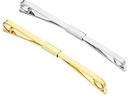 Amosfun Anti-Exposure Brosche 2 StüCk Silber Kleider Clip Kragen Pin Cardigan Clip Krawattenklammer FüR Damen Kleidungsverschluss Bei Hochzeit Und GeschäFtlichem Anlass