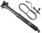Fahrrad Dropper Sattelstütze, MTB Hydraulische Erwachsene Teleskopsattelstütze, 30,9/31,6mm Höhenverstellbare Aluminiumlegierung für Fahrrad MTB BMX, 395mm /345mm Länge