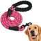 Edipets, Guinzaglio per Cani, Impugnatura Imbottita, Riflettente, Guinzaglio Addestramento per Cani, per Cuccioli, Piccoli, Medi e Grandi, 120 cm, 150 cm, 220 cm (1.2 m, Rosa)