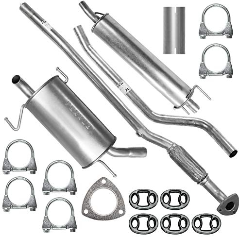 Adamot Auspuffanlage Schalldämpferset Auspuff für Opel Corsa C 3 III 1.0i 12V