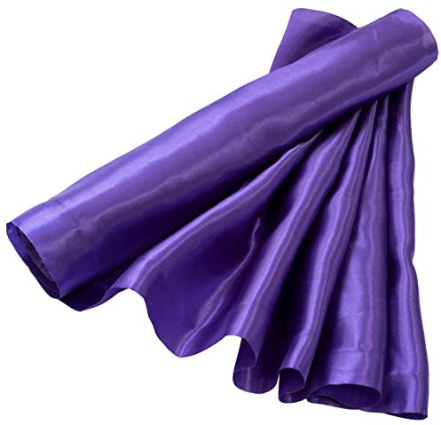 AERZETIX - C50568 - Satin stoff weicher glänzender - 36cm x 8.5 meter - lila - tischläufer - kreative projekte nähkunst geschenkverpackung zur geburtstagsfeier