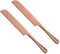 BISDARUN Bread Knives for Homemade Bread Stainless Steel Rose Gold Cake Knives for Wedding 2 Pieces Bread Cutter, Overall Length 26.8 cm/ 10.55 Inch, Blade Length 14.3cm / 5.6 Inch