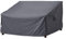 F&J Outdoors Garten Abdeckung für Loveseat wasserdicht UV-beständig umweltfreundlicher Stoff für den Außenbereich 2-Sitzer Grau Abdeckung gartensofa Winterfest 138x84x61/81cm Grau