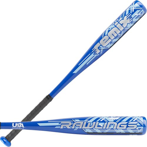 Rawlings - Mazza T-Ball Remix | Mazza da baseball e softball USA | caduta da -12 | Barile da 2 1/4 piedi | 1 pezzo. Alluminio