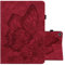 ONETHEFUL Carcasa Libro Funda Tablet Lenovo Tab M8 8 2019 TB-8505F TB-8505X Cover Retro Estampado de Mariposas Fundas con Protectora PU Cuero y Soporte - Rojo