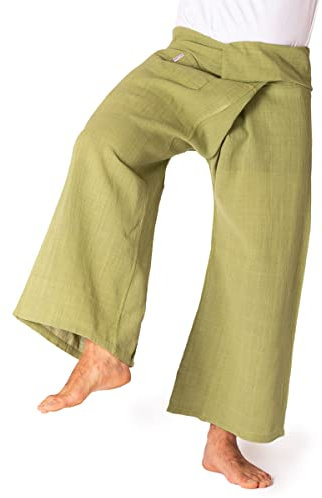 PANASIAM Fisherman Pants HW, Olive XL