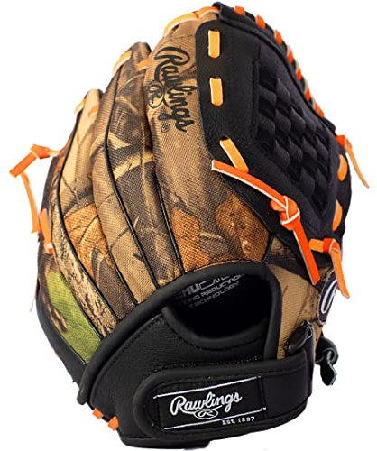 Rawlings Playmaker Series Hunting Camo Special Edition Youth Baseball, 10 Right Hand Throw, Hunting Camo