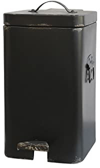 ChicAntique Industrial Abfalleimer Schwarz