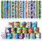 flintronic 30Pcs Schnapparmbänder für Kinder, Bunte Armbänder mit Tier/Weltraum/Dinasour/Einhorn/Meerjungfrau Schnapparmbänder Mitgebsel Kindergeburtstag Gastgeschenke, für Kinder Jungen & Mädchen