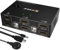 Dual Monitor KVM Switch HDMI 2 ports 4K@60Hz, MLEEDA KVM Switch 2 moniteurs pour 2 ordinateurs partagent 2 moniteurs et 4 hub USB 2.0, contrôleur de bureau et câble HDMI USB inclus