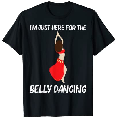 Cooler Bauchtanz für Männer und Frauen, schimmernder Tänzer T-Shirt