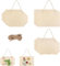 YOUNTHYE 30pc Blank Wooden Plaques, 22.5 x 15cm Unfinished Hanging Signs with Ropes, Decorative Wood Slices Banners for Home & School DIY Craft