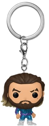 Funko Pop! Keychain: DC - Aquaman - Neuartiger Schlüsselanhänger - Vinyl-Minifigur Zum Sammeln - Strumpffüller - Geschenkidee - Offizielle Handelswaren - Movies Fans - Minifigur
