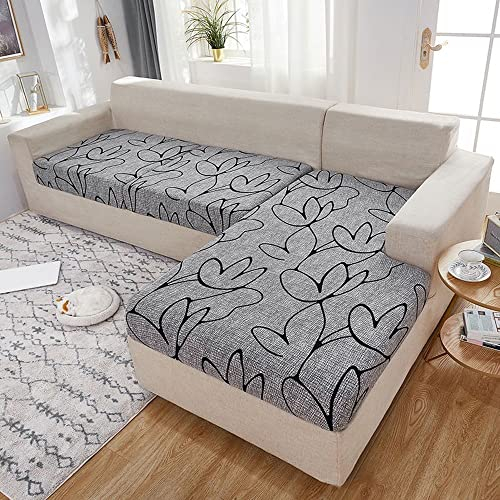 ZZDZW 3 Sitzer L-Förmige Sofabezüge L-Form Sofabezug Ecksofa L Form Sofahusse Couch Bezug 3er Couchbezug Eckcouch Sofakissenbezug Abnehmbare Waschbar Universal Sofa Abdeckung
