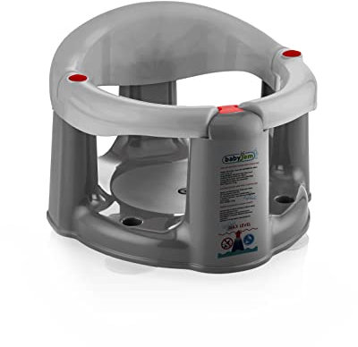 Babyjem Baby Badesitz Babybadesitz Badewannesitz Babywanne Sitz, Grau