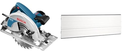 Bosch Professional Handkreissäge GKS 85 (2.200 Watt, Sägeblatt-Ø: 235 mm, 1x Kreissägeblatt, im Karton) + Zubehör 2602317030 Führungsschiene FSN 70
