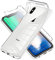 Vauki Coque pour iPhone XS/X avec Verre Trempé Protection écran 2 Pièces,Housse Etui Silicone TPU Souple Transparente Film Protection,Antichoc Case pour iPhone XS 5.8