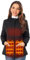 SGKOW Beheizbare Jacke Damen mit 7.4V Akku, Warme Heizjacke Damen, Beheizte Jacken für Winter
