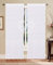 GBiancheria COPPIA TENDE KIRA RICAMATE 45X150 45X240 PER FINESTRE E PORTEFINESTRE PRONTE DA APPENDERE (Beige, 45x240)