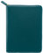 Moterm Reißverschluss-Lederhülle für A5-Notizbücher - passt für Hobonichi Cousin,Stalogy und Midori MD Planer(Kiesel-Tiefes teal)