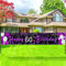 Purple 60th Birthday Decorations for Women, Black Purple Happy 60th Birthday Yard Banner Sign for Women 60 Years Old Party Supplies Indoor Outdoor Decor