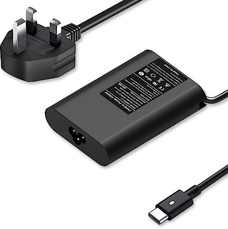 65W Type-C USB-C Ac Adapter Laptop Charger for Dell XPS 12 9250/13 9350, Latitude 3500 5520 5285 5290 5320 7212 7370 7420,Chromebook 3100 3400 5400,470-ABSF, LA65NM170