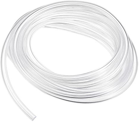 Rebower Trasparente Plastica PVC Tubi Flessibili Vinile Tubo, [per Giardino Irrigazione Acqua Flessibile, Pesce Carro armato, Acquario] - 1/8x3/16/10ft