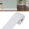 IGTOPS Plinthe souple autocollante - Flexible - 10 cm de large - En PVC imperméable - Bordure de papier peint autocollante - Décoration (10 cm x 10 m, blanc)