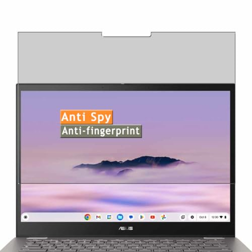 Vaxson Anti Spy Schutzfolie kompatibel mit ASUS Chromebook Plus CM34 Flip CM3401 14 Laptop Display folie folien Displayschutzfolie ( nicht Panzer Schutz Glas folie SchutzGlas nicht PanzerGlas )