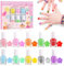 ALIKOSSTOR Nagellack Kinder – Regenbogenfarben Nagellack Set für Mädchen, 10 leuchtende Farben, schnelltrocknend ungiftig peel off Nagellack auf Wasserbasis Geschenk für Kleinkinder Teenager
