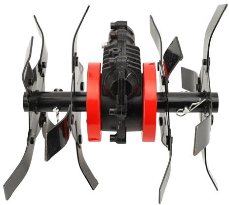 2 in 1 Gartenwiese und Lockerer Erdbearbeitungswerkzeuge Elektrische Grubber Rad 28 Mm 9 Zähne zum Mähen von Schlitzen
