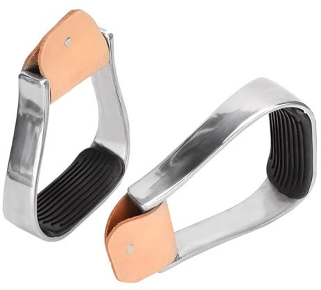 Staffe per Equitazione Staffe Western Imbottite in Alluminio per Sella da Cavallo Western