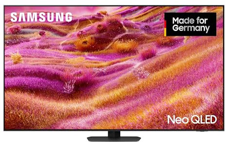 Samsung Neo QLED 4K QN90F 75 Zoll (189 cm) Mini LED, UHD Fernseher, NQ4 AI Gen3 Prozessor, Glare Free, Neo Quantum HDR+, 4K Upscaling Pro, Dolby Atmos, Knox Security, Samsung Vision AI Smart TV (2025)