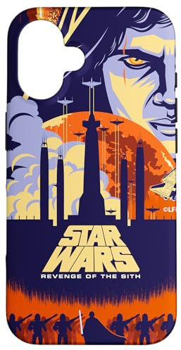 Star Wars Revenge of the Sith Illustrated Movie Poster Case for iPhone 16