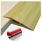 Übergangsprofil Selbstklebend, 100x 7/7.2cm PVC Boden-Leiste, Abschluss Anpassungsprofil, Abdeckleiste Für Fliesen, Holz, Laminat, Höhenausgleich 1.1-1.5cm/1.6-2cm(Original Wood Grain,7.2 * 100cm)