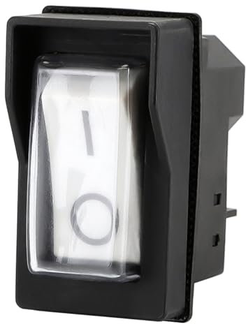 Namvo 4-poliger YH02-A Elektromagnetischer Wippschalter, kompatibler Schalter für verschiedene Werkzeugmaschinengeräte (230 – 250 V, 16 A)