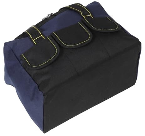 UKCOCO Elektriker Werkzeugtasche Aus Öffnung Für Einfachen Zugriff Strapazierfähige Aufbewahrungstasche Für Elektrowerkzeuge Und Hardwarezubehör Großes Fassungsvermögen Für Bauarbeiter Un