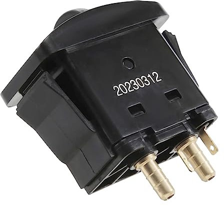 Jrifedptry Interruptor de control de bomba de aire para camión, válvula de paleta manual eléctrica, control de asiento de camión, interruptor de arranque de resorte de aire