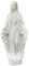Cndiyald Jungfrau Maria Statue, katholische Maria -Figur, katholische Gebet Mutterstatue, Harz stehende Maria Statue Stil 2