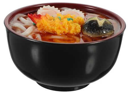 ERINGOGO Spardose in Form Einer Realistischen Japanischen Ramen Schüssel aus PVC Kompaktes Kleines Sparschwein für Zuhause Organisiert Münzen und Kleingeld