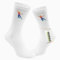 Huuraa Unisex Tennissocken bunte Handball Silhouette Geschenk Größe 42/46 White bunte Handball Präsent