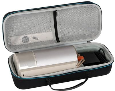 Beamer Tasche, Harte Tragetasche für PLAY5 Projektor Projektor Schutzhülle für 20,5 * 9,5 * 9,5 cm Projektor Mini Beamer Tasche mit Fächer für Geschäftstermin Campingausflug oder Outdoor-Präsentation