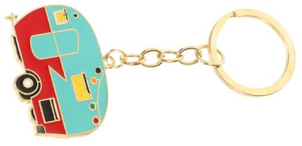 MAGICLULU Schlüsselanhänger Mit Wohnmobil Aus Aluminiumlegierung Für Damen Autoschlüssel Geldbörse Rucksack Handtasche Originelles Accessoire